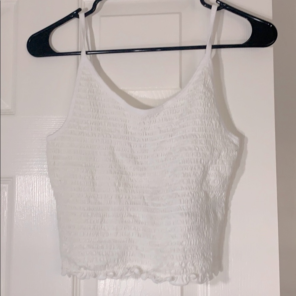 Hollister white tank